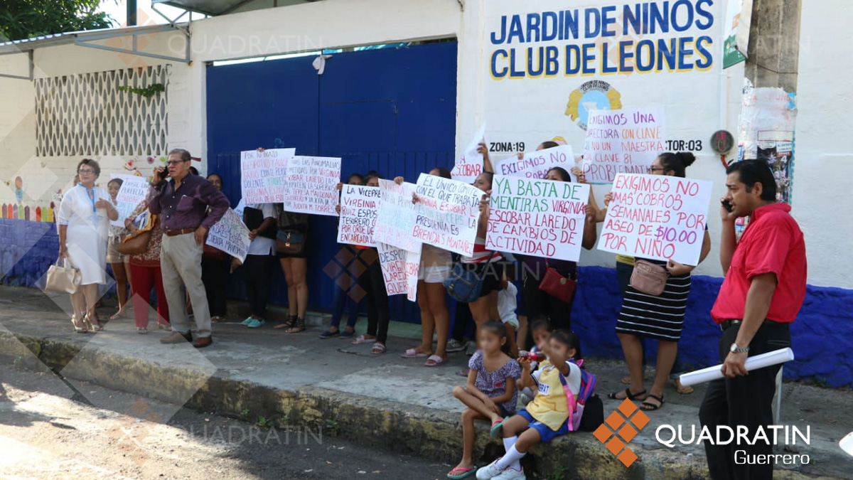 Cierran jardín de niños en Acapulco para pedir destitución de directora
