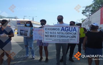 Bloquean vecinos de Hornos la Cuauhtémoc de Acapulco para exigir agua ...