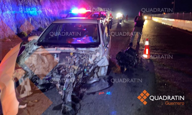 Fatal accidente vehicular deja un muerto y 4 lesionados en la Autopista
