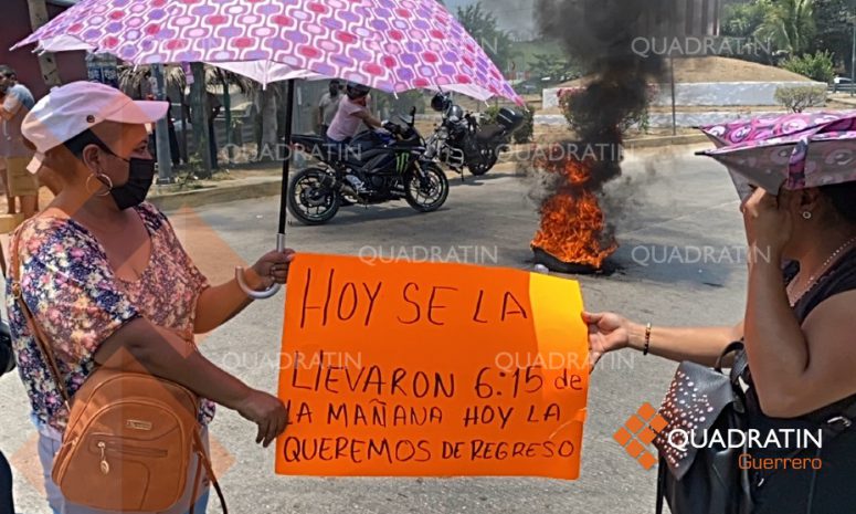 Raptan a una adolescente y bloquean para exigir su aparición en Acapulco