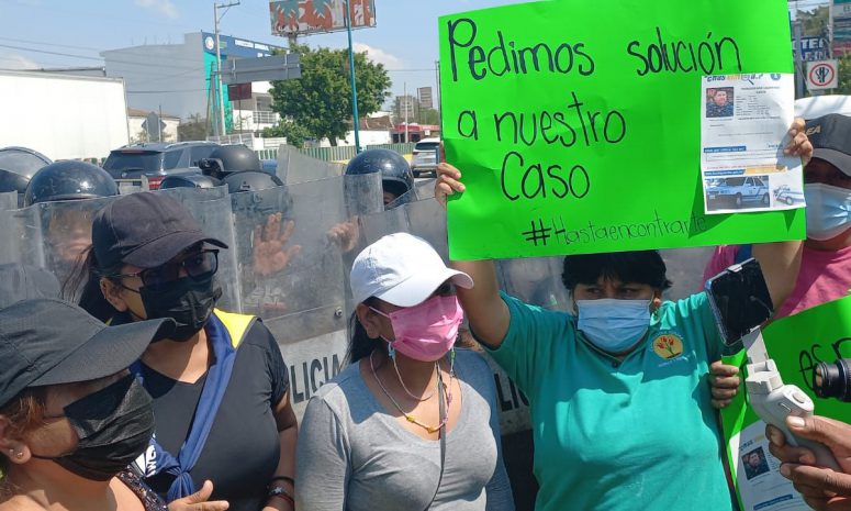 Chilpancingo: quitan antimotines bloqueo en Autopista por desaparecido  