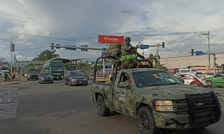 Llegan de CDMX más militares para Acapulco y la Costa Chica