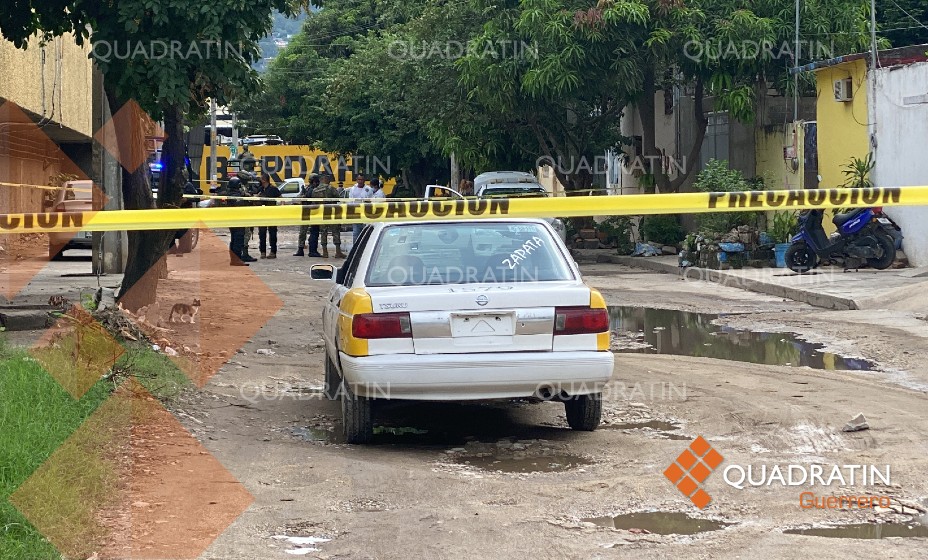 Asesinan a un taxista en la colonia Emiliano Zapata - Quadratín Guerrero