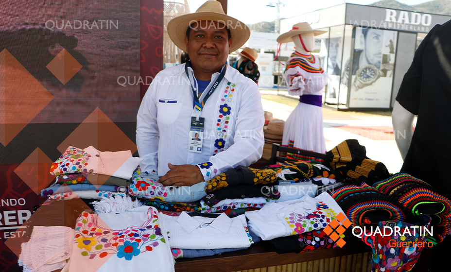 Cautiva arte de Chilapa en la 30 edición de Abierto Mexicano de Tenis
