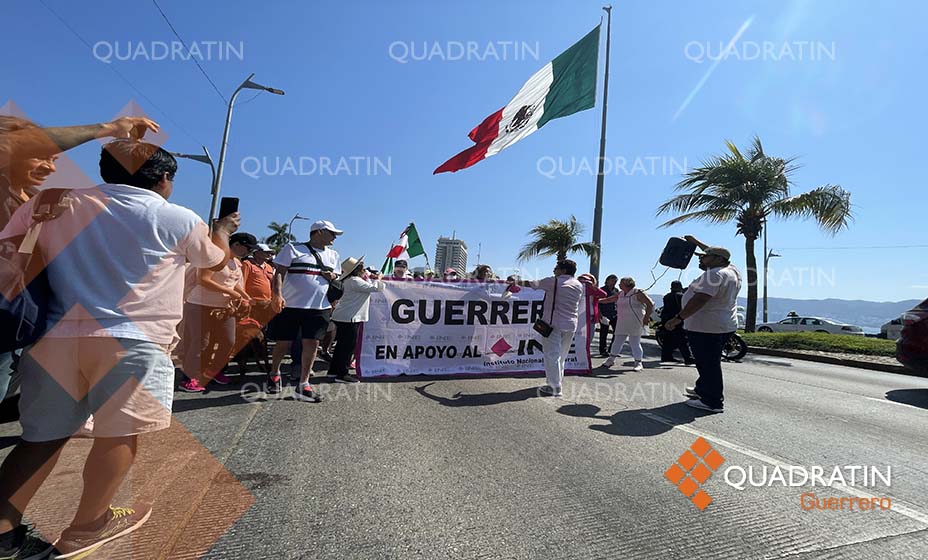 Marchan Mil 500 Defensores Del INE En Acapulco Contra El Plan B De AMLO