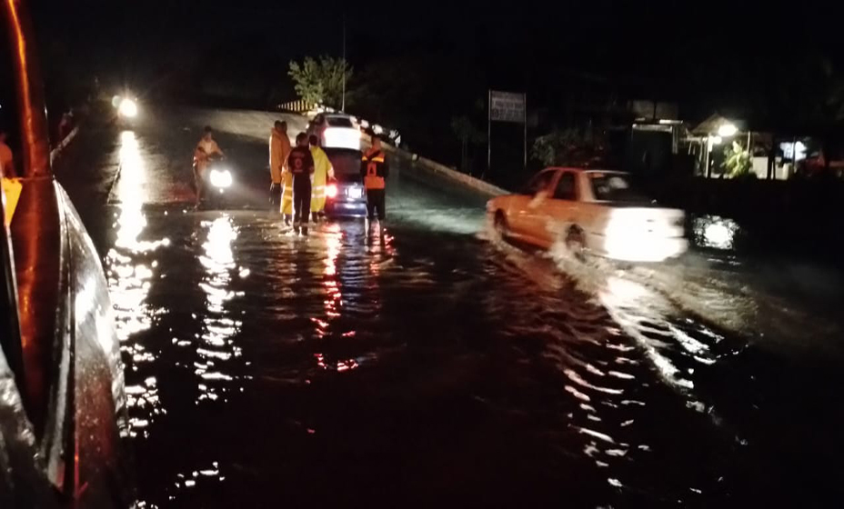 PC Guerrero recorre zonas de alto riesgo por lluvia en Acapulco