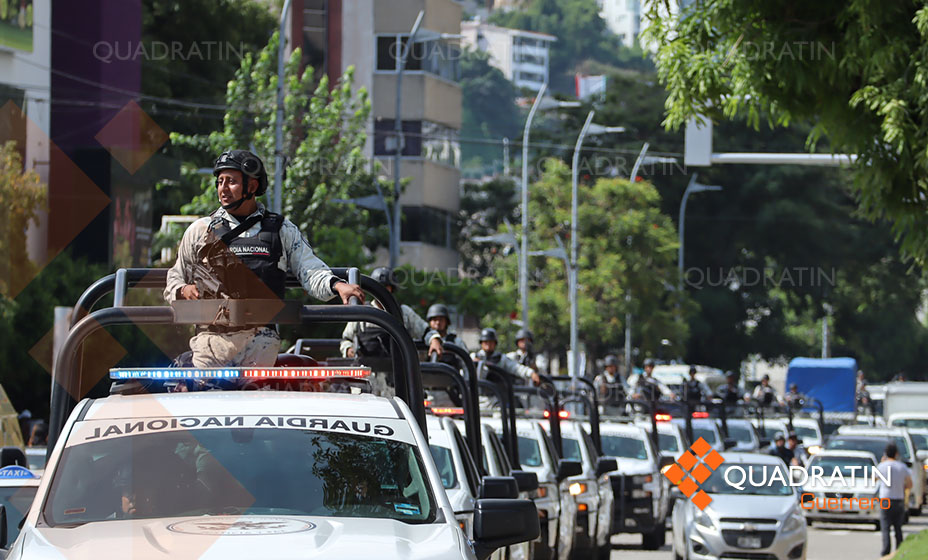 Llega otro grupo de la Guardia Nacional en 49 patrullas a Acapulco ...