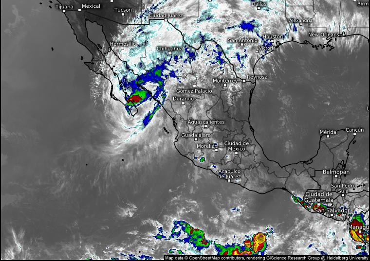 PC Guerrero monitorea zona de baja presión al sur de Oaxaca