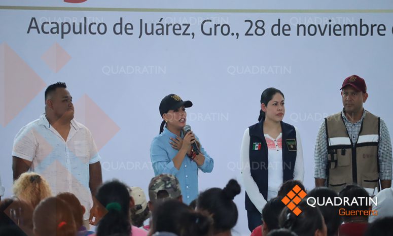 Acapulco está de pie, más fuerte y resiliente: Evelyn Salgado