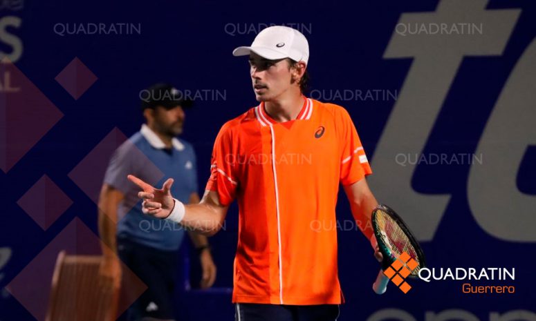 Alex de Miñaur debuta con triunfo en el Abierto Mexicano de Tenis