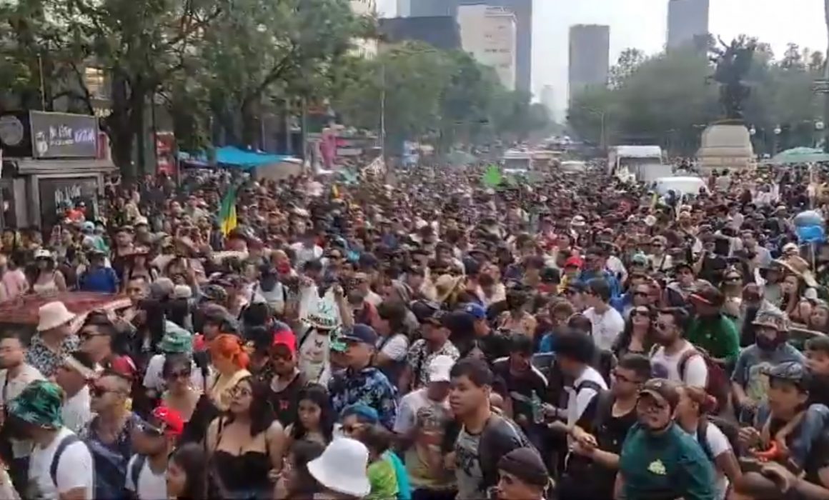 Alzan la voz por la liberación de la marihuana en CDMX - Quadratín Guerrero