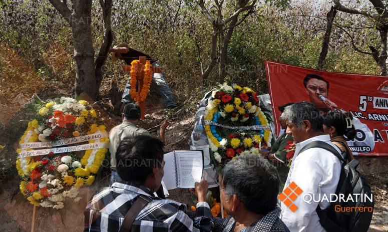 Denuncian omisión a 5 años del crimen de Arnulfo Cerón