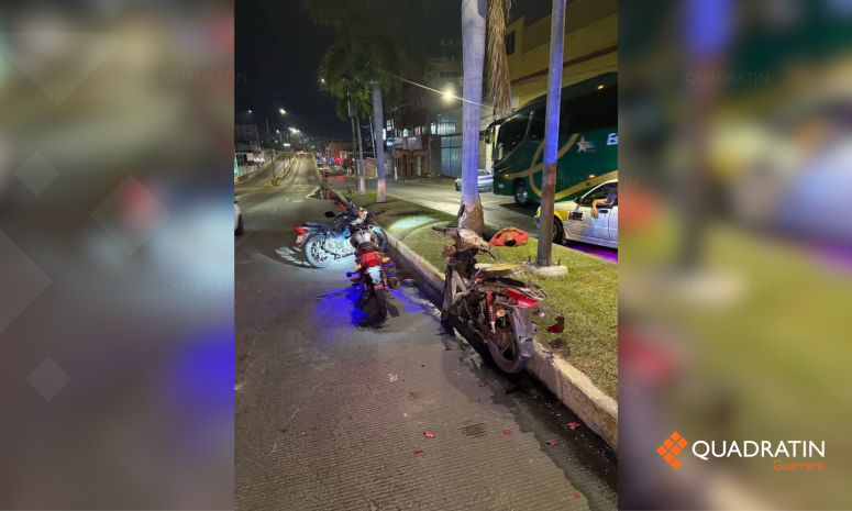 Muere motociclista en avenida Cuauhtémoc de Acapulco
