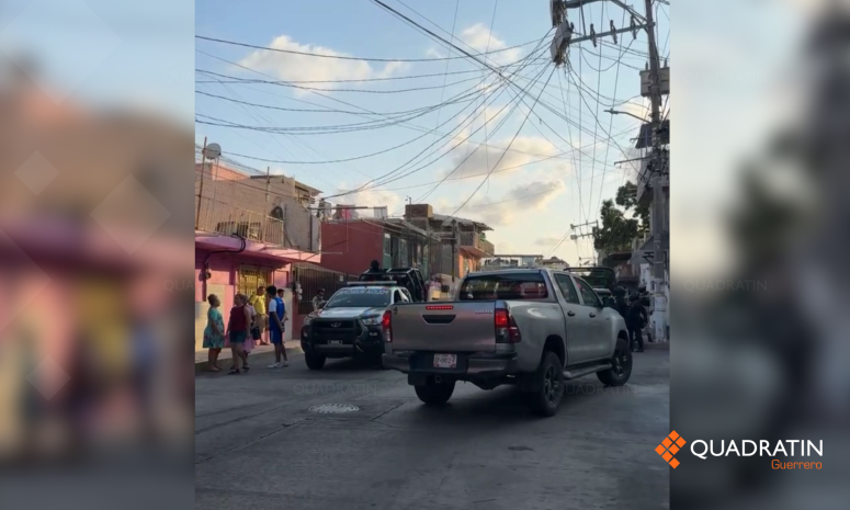 Balean a un hombre en ataque armado en colonia Progreso de Acapulco