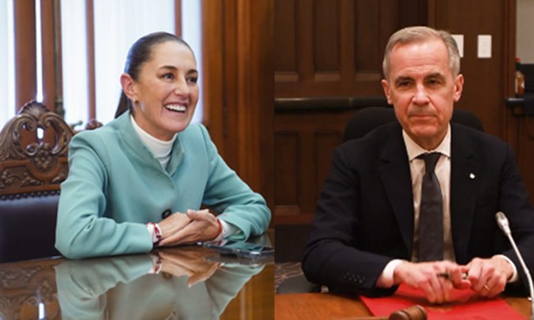 Conversan Sheinbaum y Carney sobre fortalecimiento al T-MEC