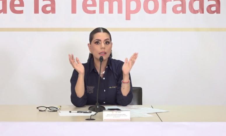 Pide Gobernadora de Guerrero no salir de casa ante lluvias de Flossie