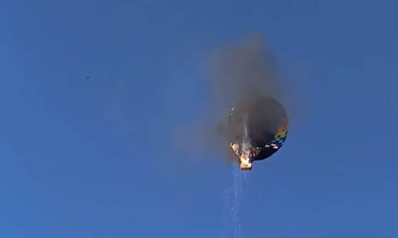 Se desploma globo aerostático con 22 personas en Brasil; 8 muertos