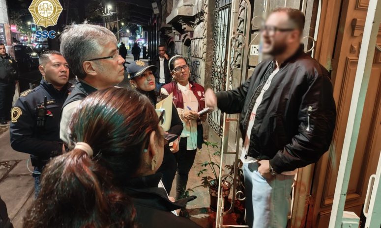 Atiende SSC afectados de manifestación contra la gentrificación en CDMX