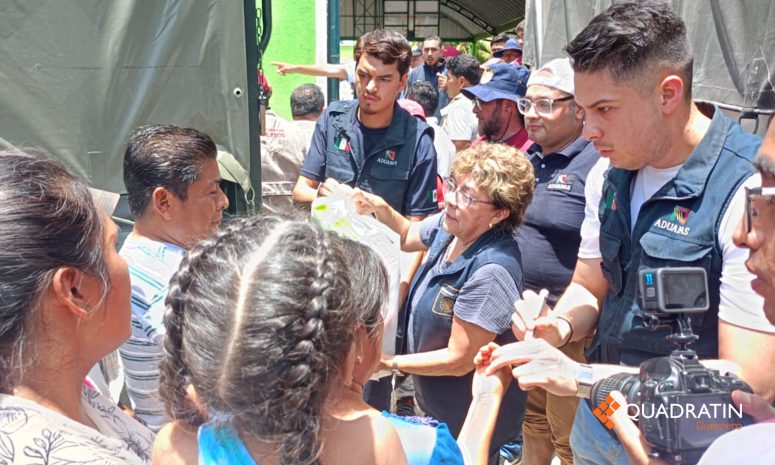 Llevan Tianguis del Bienestar a damnificados de Erick en Ometepec