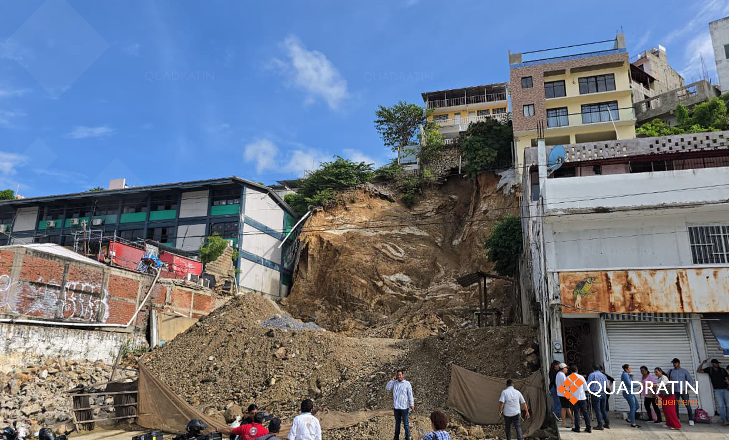 Bloquean la Ruiz Cortines de Acapulco por afectaciones de una obra ...
