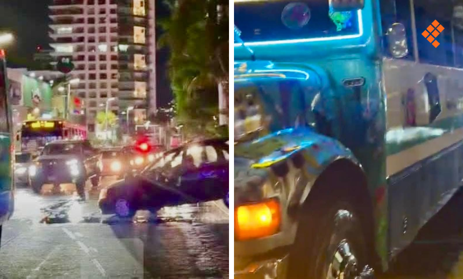 Deja un lesionado accidente de urbano con auto en la Costera de ...