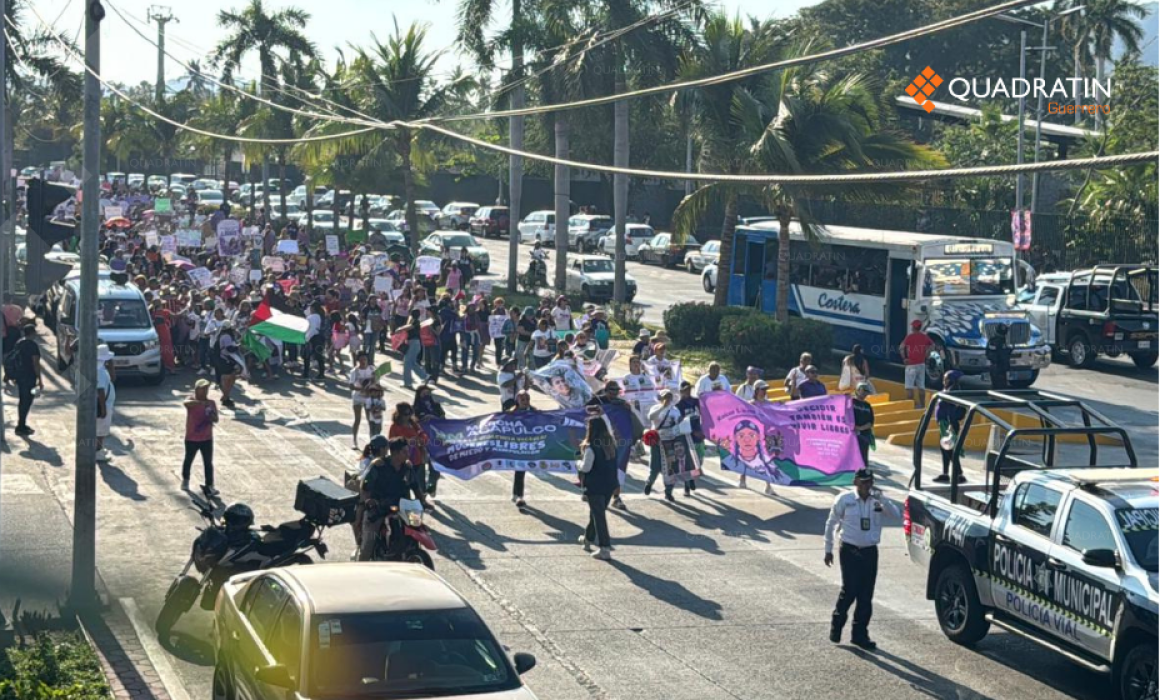 Marchan en Acapulco mil mujeres contra la violencia de género ...