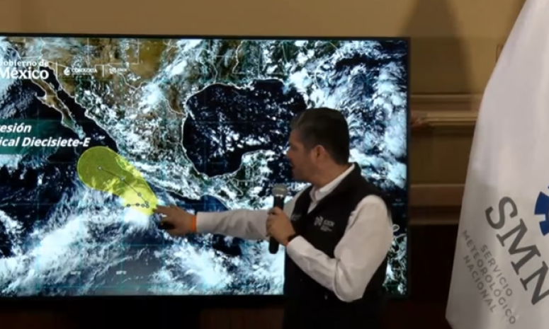 Depresión 17-E evolucionará a huracán 3 frente a Guerrero: Meteorológico