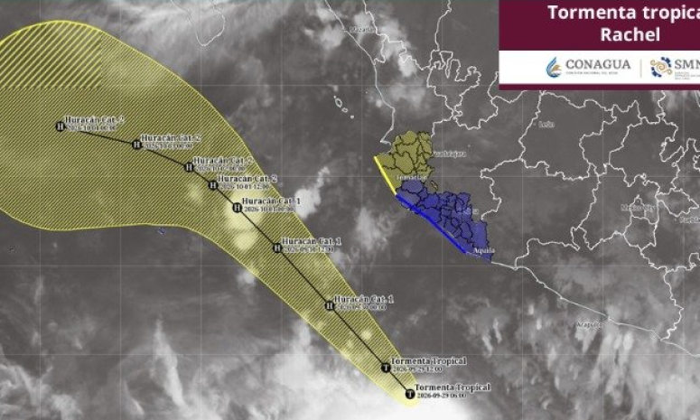Se aleja de Guerrero la tormenta Rachel y avanza hacia Michoacán