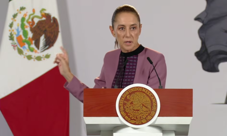 Destaca Sheinbaum funeraria ligada a criminales como línea de Ayotzinapa