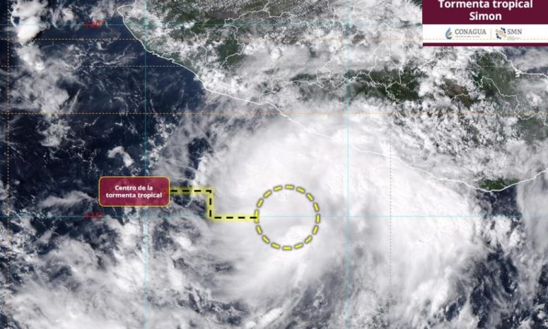Se forma la tormenta tropical Simón