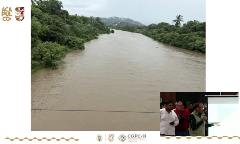 Alertan por aumento en nivel del agua en La Sabana y Tres Palos, Acapulco